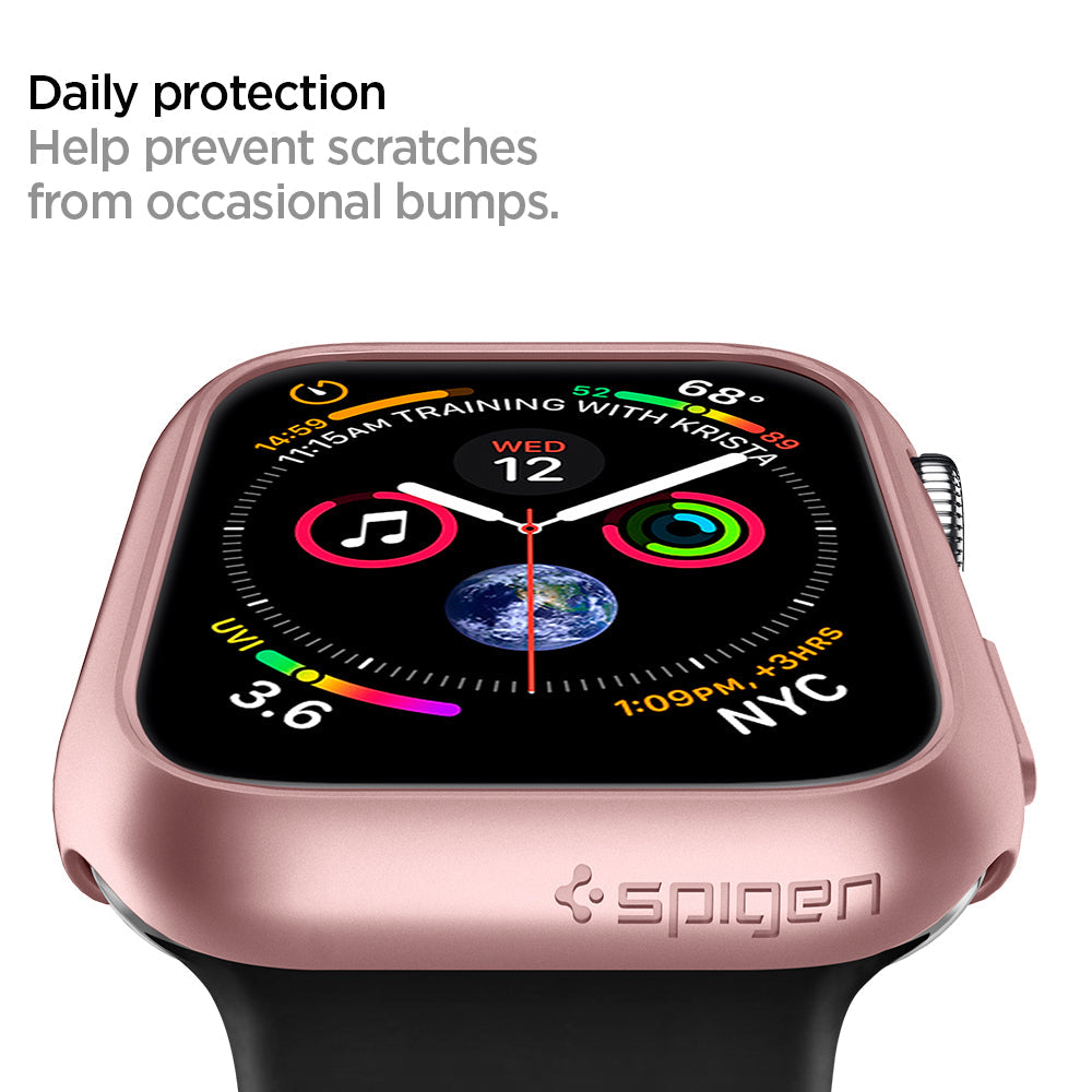 061CS24486 - Apple Watch Series (Apple Watch (40mm)) Case Thin Fit in rose gold help prevent scratches from occasional bumps. Daily protection