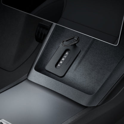 ACP08794 - Tesla AirFit Key Card Holder 2-pack | TO245 showing the key card holder resting in slot of car