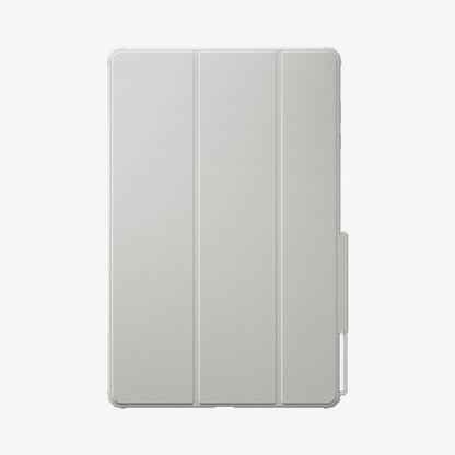 ACS10220 - Galaxy Tab S12 Ultra Ultra Hybrid Pro in Gray showing the front of a closed tablet case with a folding cover and stylus stored along the side.