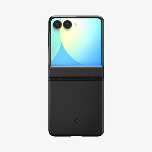 ACS09768 - Galaxy Z Flip 7 Case Air Fit Pro (MagFit) in black showing the back