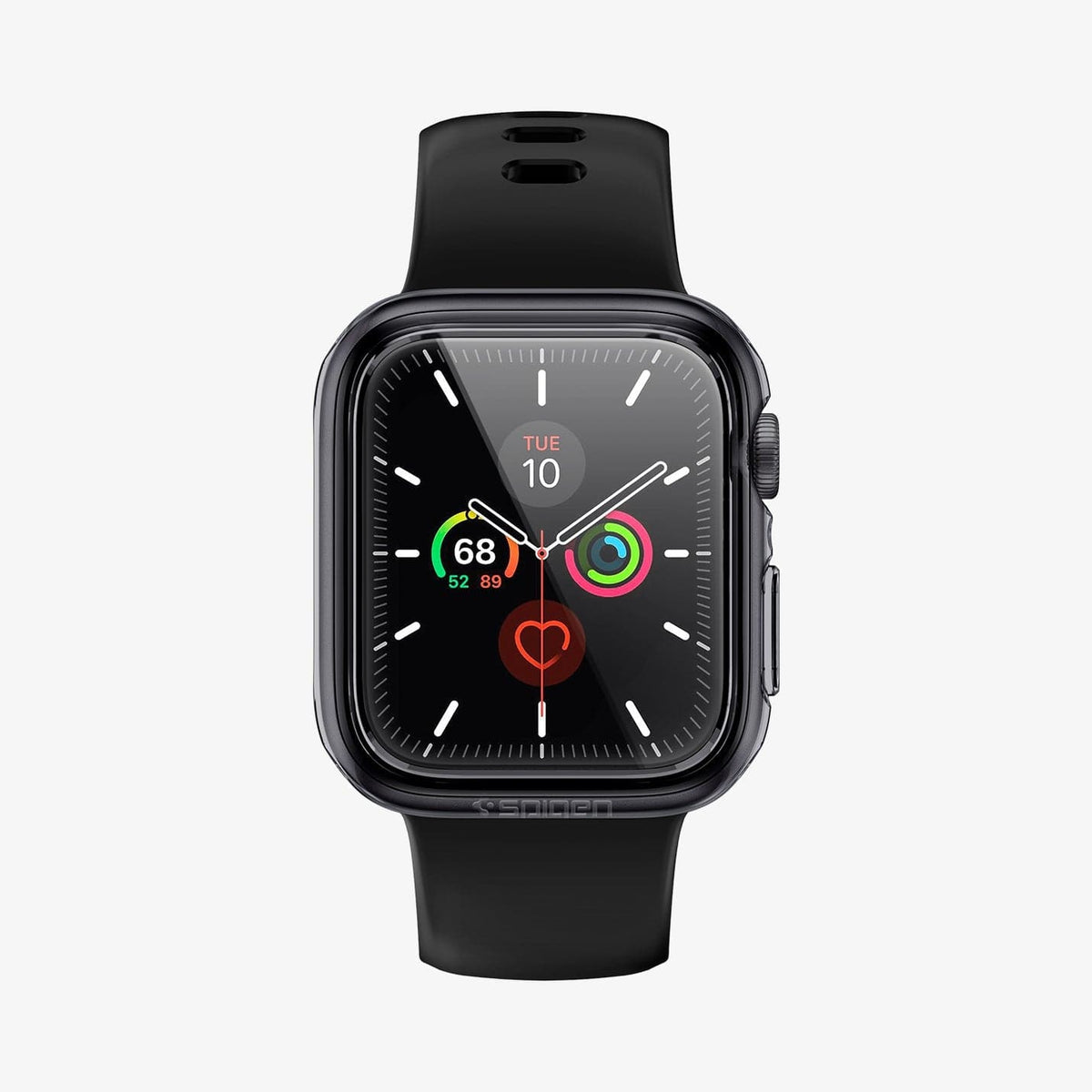ACS01838 - Apple Watch Series (44mm) Case Ultra Hybrid in space crystal showing the front