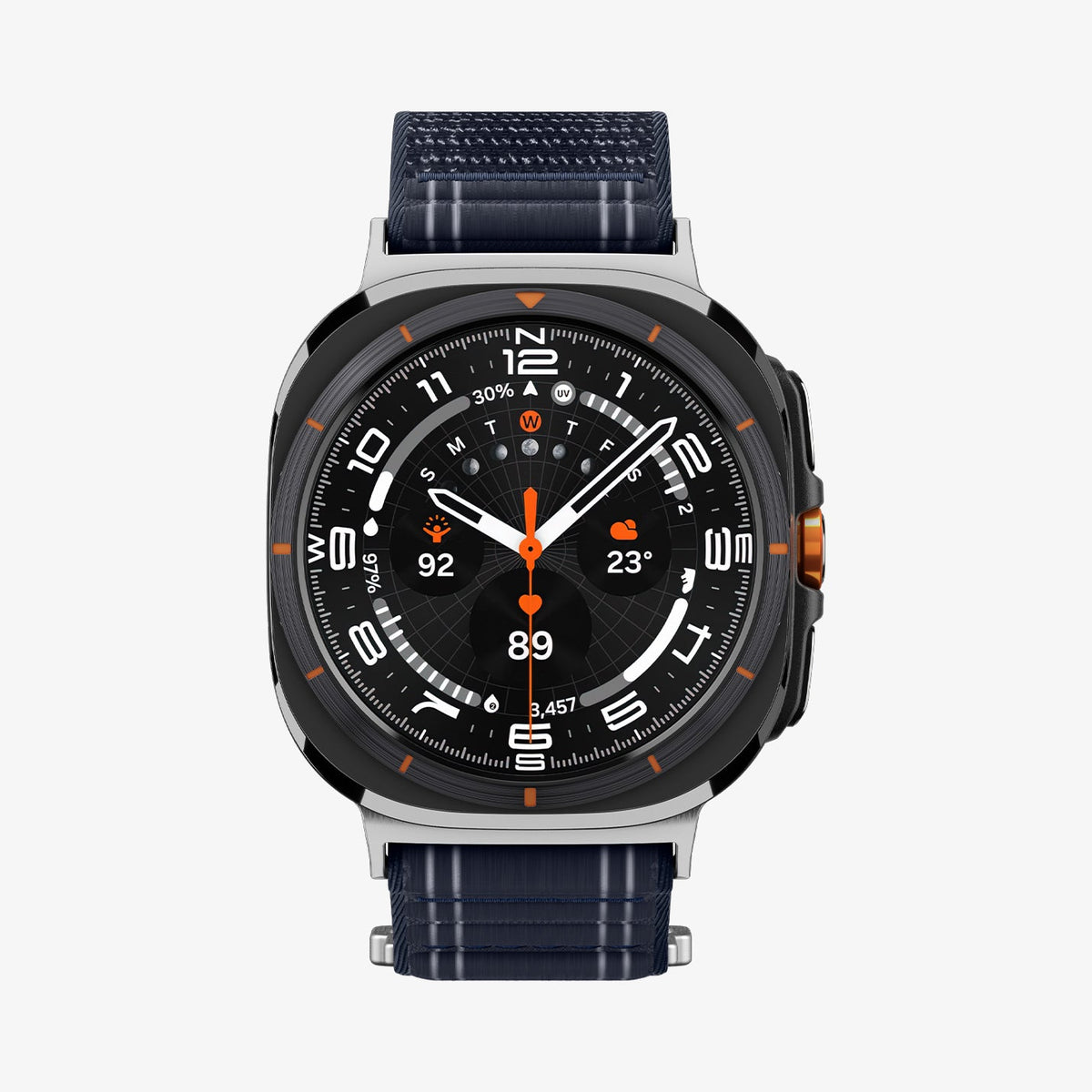 AMP10148 - Galaxy Watch Ultra WBF0 in navy showing the front