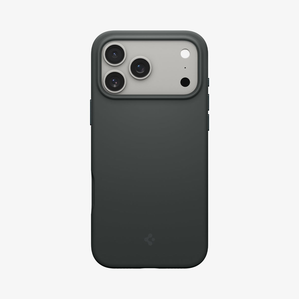 ACS09903 - iPhone 17 Pro Max Silicone Fit (MagFit) Case in green showing the back