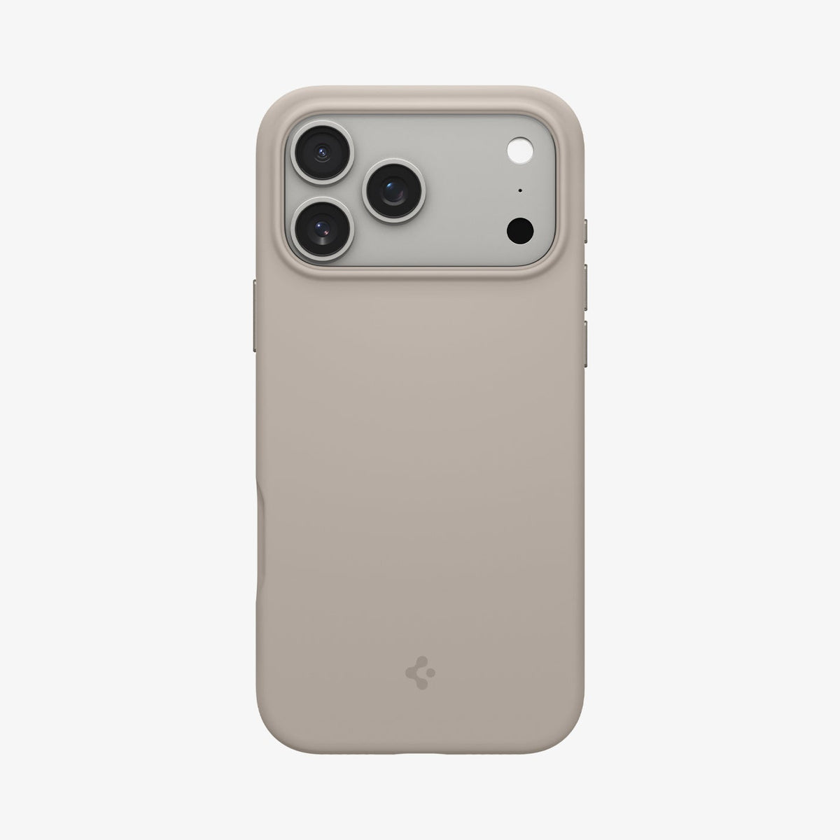 ACS09904 - iPhone 17 Pro Max Silicone Fit (MagFit) Case in stone showing the back