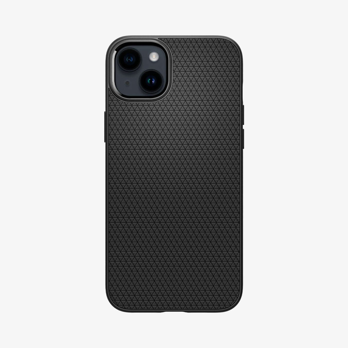 ACS05037 - iPhone 14 Case Liquid Air in matte black showing the back