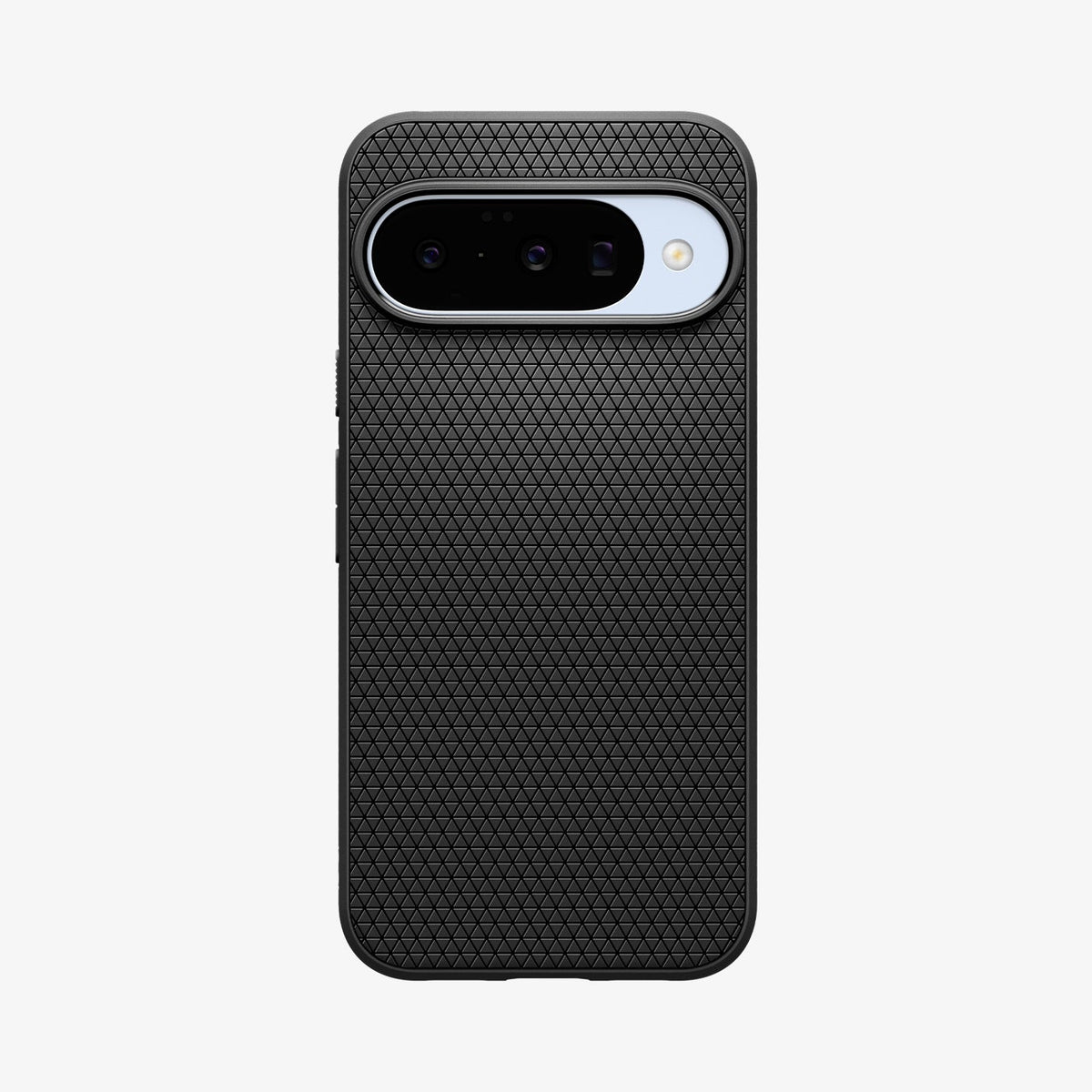 ACS09714 - Pixel 10 / Pixel 10 Pro Case Liquid Air in matte black showing the back