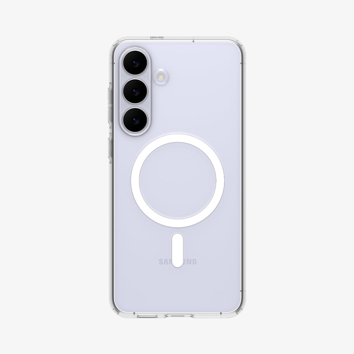 ACS10024 - Galaxy S25 FE Crystal Flex (MagFit) Case in crystal clear showing the back