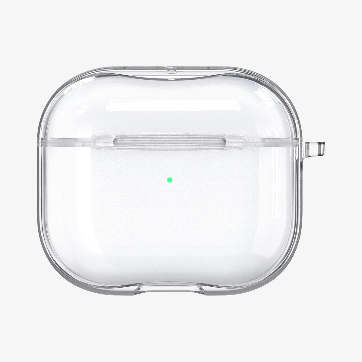 ASD01981 - Apple AirPods 3 Case Ultra Hybrid in crystal clear showing the front