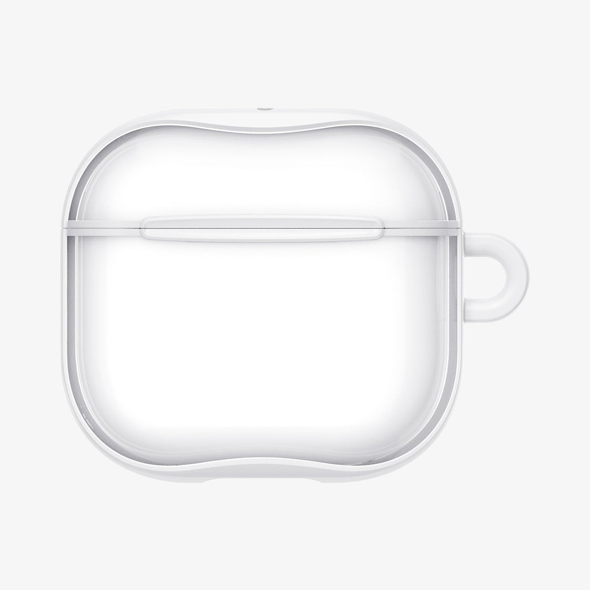 ACS08643 - AirPods 4 Pro / AirPods 4 Ultra Hybrid in Jet White showing the front