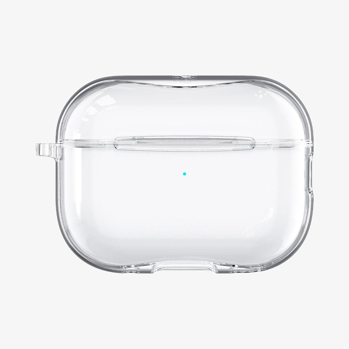 ACS05481 - Apple AirPods Pro 2 Case Ultra Hybrid in crystal clear showing the front