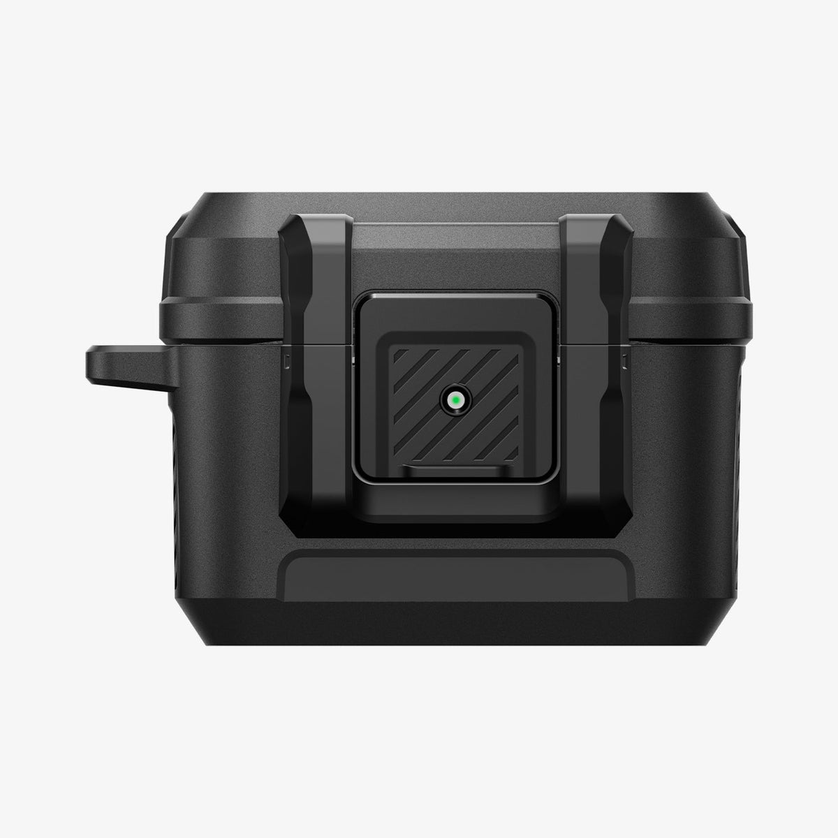ACS09825 - AirPods Pro 3 Lock Fit in Matte Black showing the front