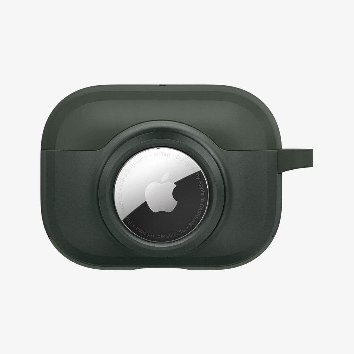 ACS04391 - Apple AirPods Pro Case Tag Armor Duo in military green showing the front
