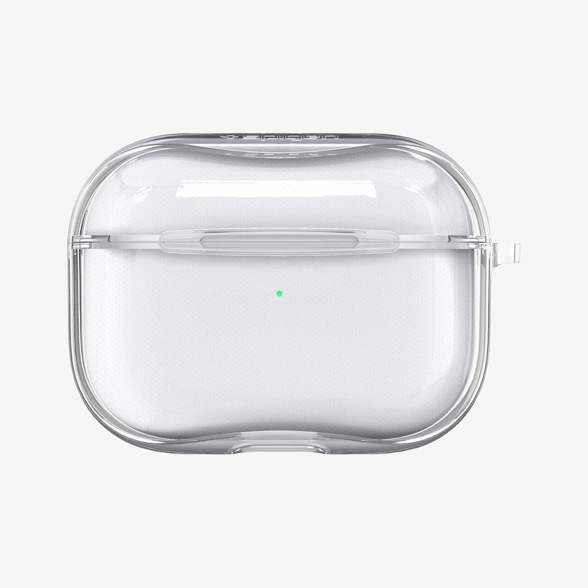 ASD00541 - Apple AirPods Pro Case Ultra Hybrid in crystal clear showing the front