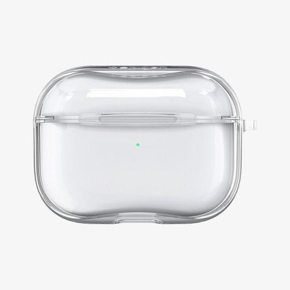 ASD00541 - Apple AirPods Pro Case Ultra Hybrid in crystal clear showing the front