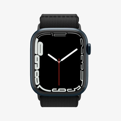 AMP02290 - Apple Watch Series (Apple Watch (41mm)/Apple Watch (38mm)) Watch Band Lite Fit in black showing the front