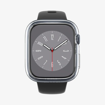 ACS04187 - Apple Watch Series (41mm) Case Thin Fit in crystal clear showing the front view