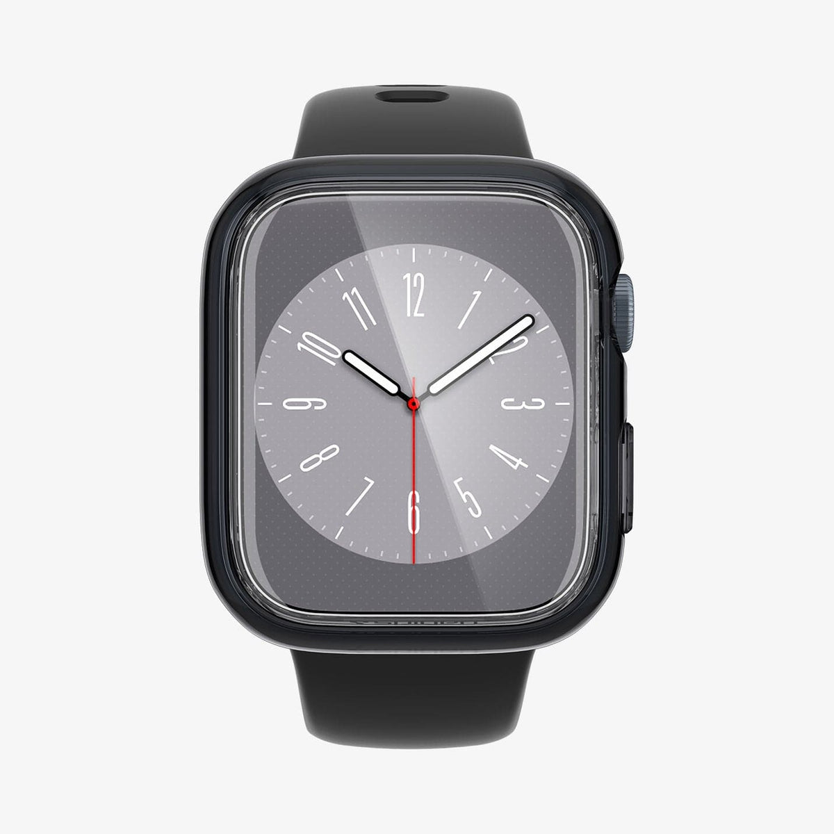 ACS04189 - Apple Watch Series (41mm) Case Ultra Hybrid in space crystal showing the front