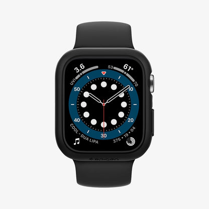 062CS24474 - Apple Watch Series (44mm) Case Thin Fit in black showing the front