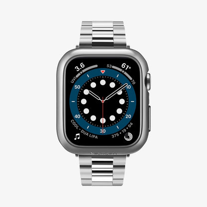 ACS02957 - Apple Watch Series (44mm) Case Thin Fit in graphite showing the front