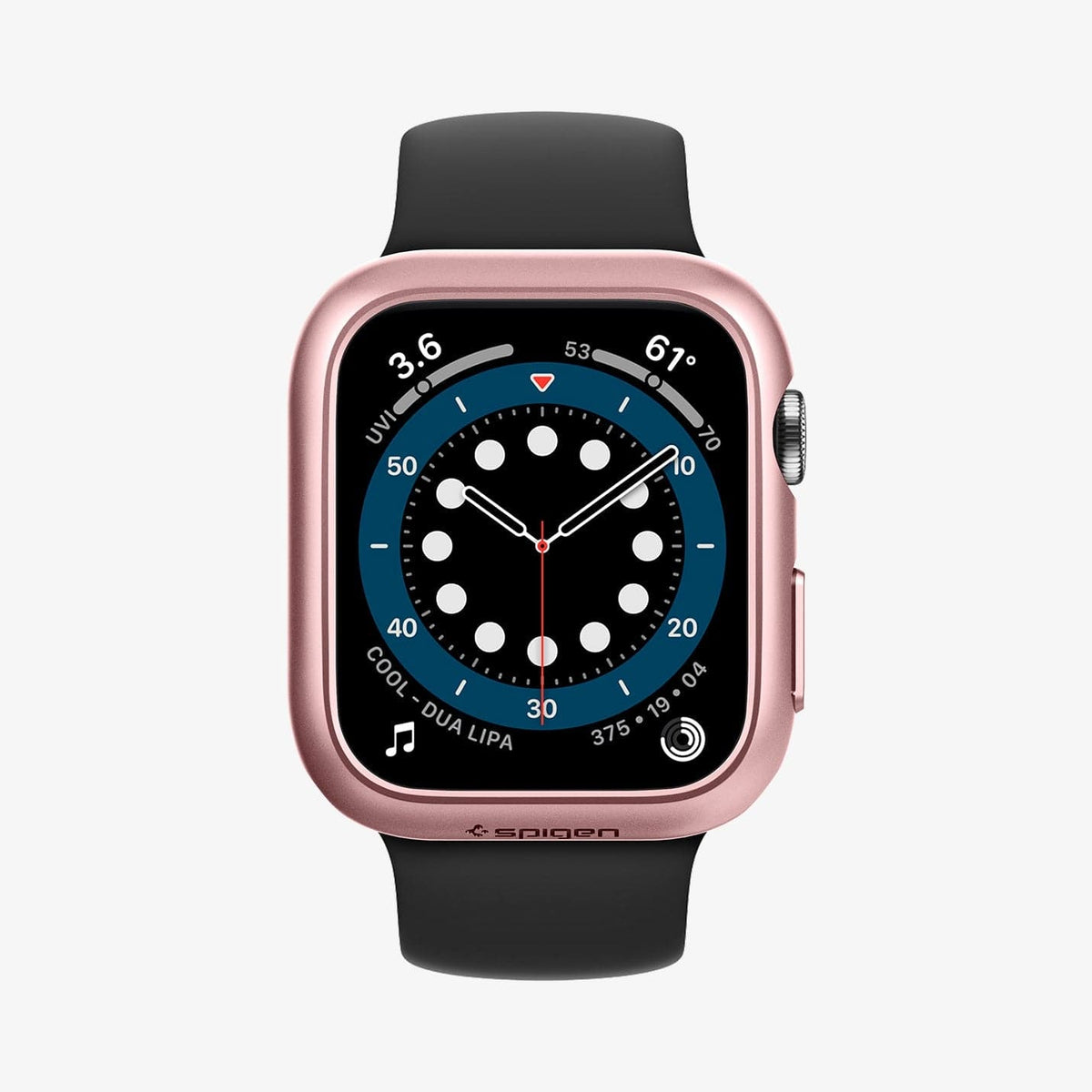 061CS24486 - Apple Watch Series (Apple Watch (40mm)) Case Thin Fit in rose gold showing the front