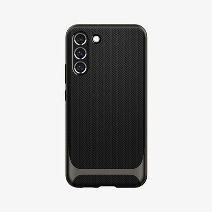 ACS03993 - Galaxy S22 5G Case Neo Hybrid in gunmetal showing the back