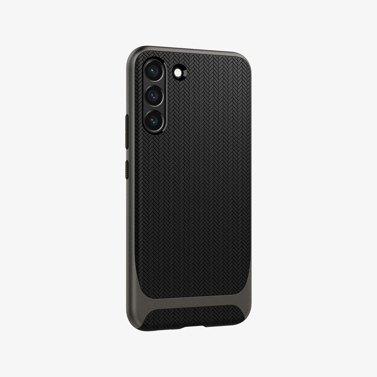 ACS03960 - Galaxy S22 Plus 5G Case Neo Hybrid in gunmetal showing the back and partial side