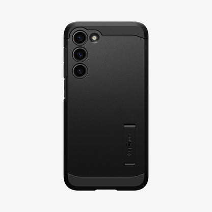 ACS05672 - Galaxy S23 Plus Case Tough Armor in black showing the back