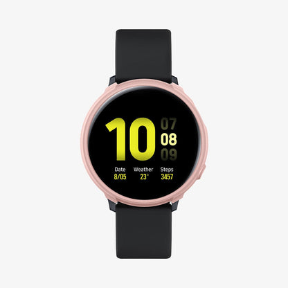 ACS00818 - Galaxy Watch Active 2 (44mm) Case Liquid Air in pink gold showing the front