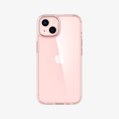 ACS03525 - iPhone 13 Case Ultra Hybrid in rose crystal showing the back