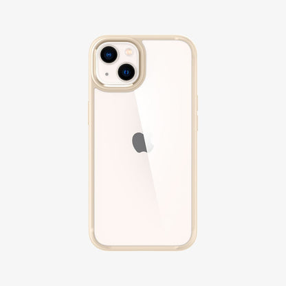 ACS03526 - iPhone 13 Case Ultra Hybrid in sand beige showing the back