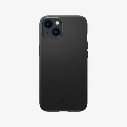 ACS03678 - iPhone 13 Mini Case Thin Fit in black showing the back