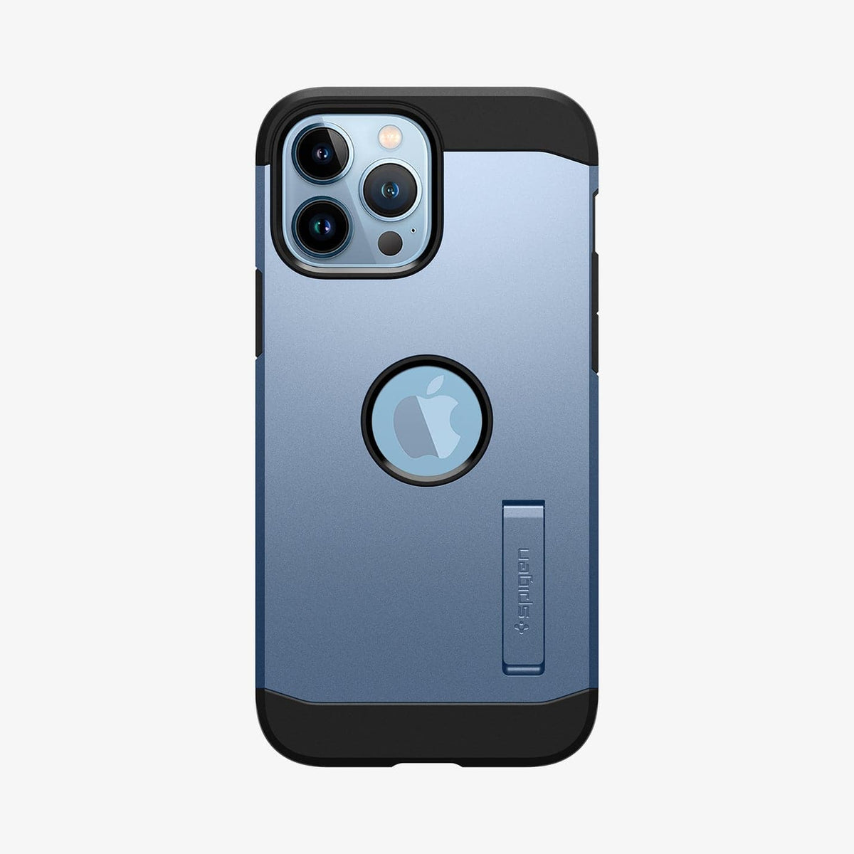 ACS03839 - iPhone 13 Pro Case Tough Armor in sierra blue showing the back