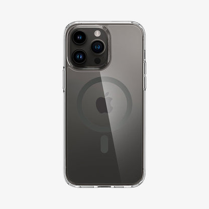 ACS04970 - iPhone 14 Pro Case Ultra Hybrid (MagFit) in graphite showing the back