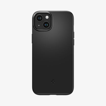 ACS06776 - iPhone 15 Case Thin Fit in black showing the back
