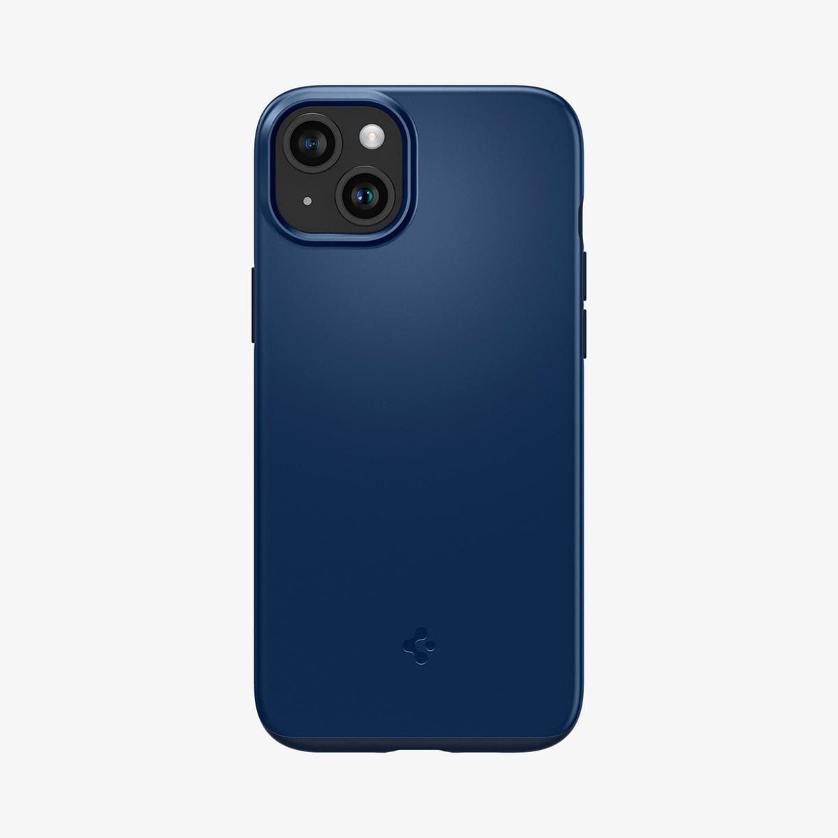 ACS06777 - iPhone 15 Case Thin Fit in navy blue showing the back