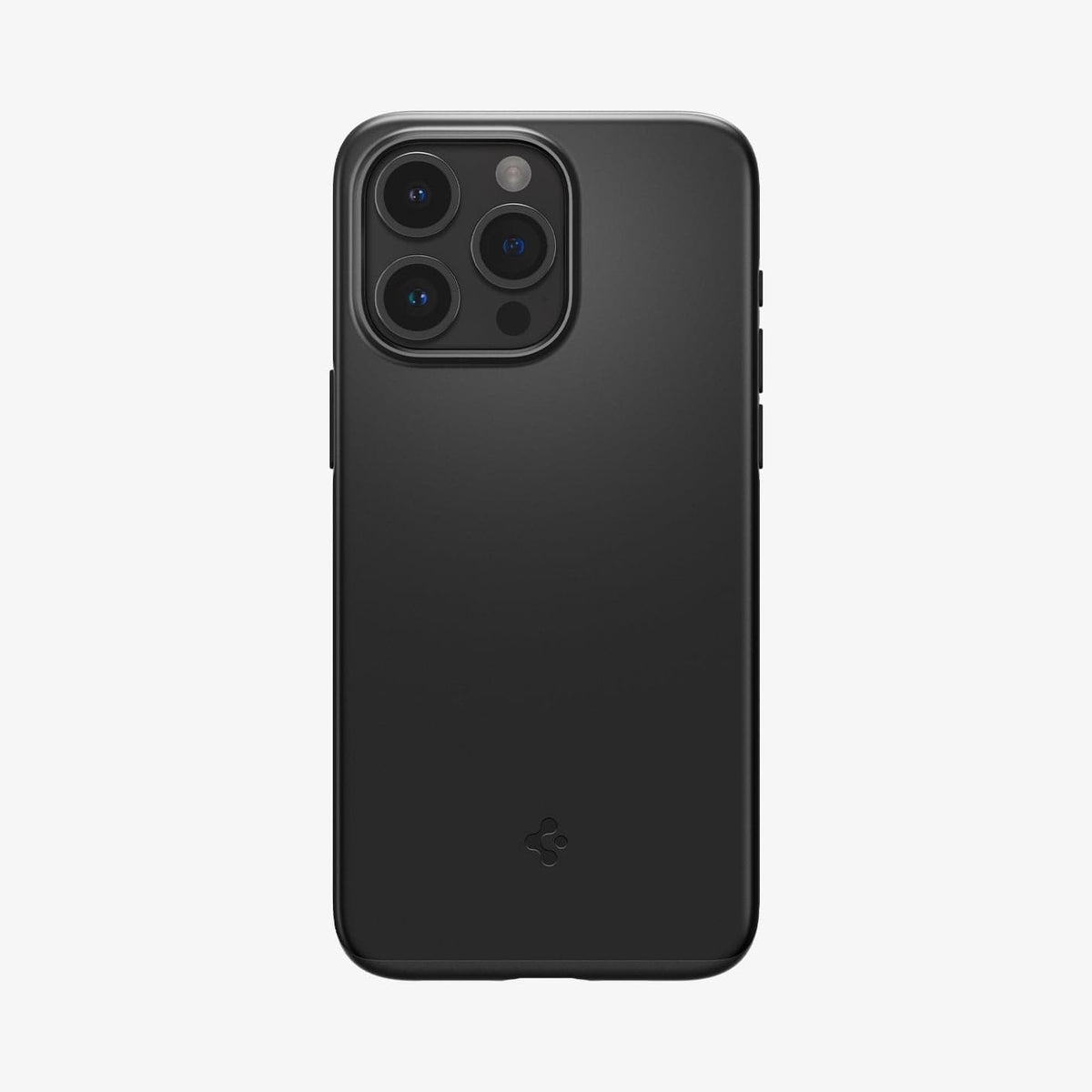 ACS06686 - iPhone 15 Pro Case Thin Fit in black showing the back