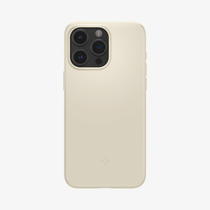 ACS06551 - iPhone 15 Pro Max Case Thin Fit in mute beige showing the back