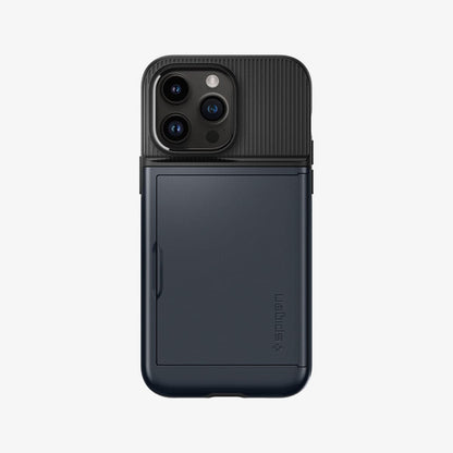 ACS04838 - iPhone 14 Pro Max Case Slim Armor CS in metal slate showing the back