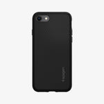 042CS20511 - iPhone 7 Case Liquid Air in black showing the back