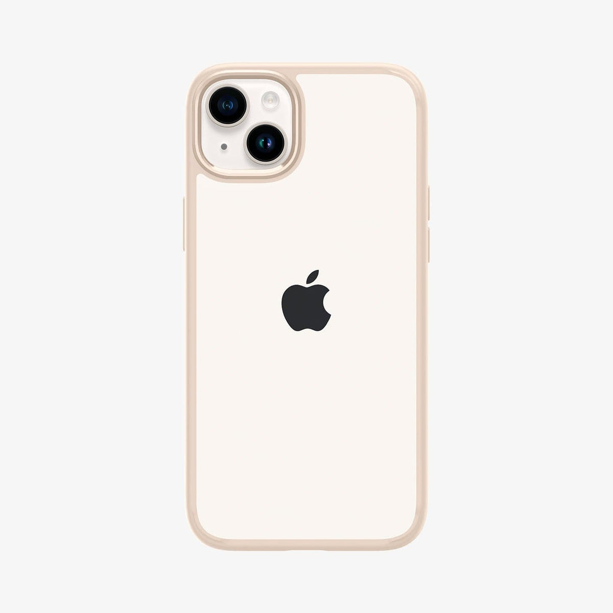 ACS05044 - iPhone 14 Case Ultra Hybrid in sand beige showing the back