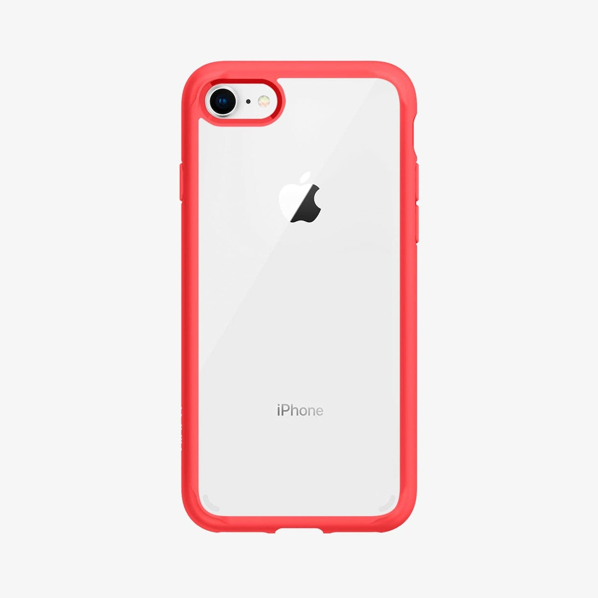 042CS21724 - iPhone 7 Series Ultra Hybrid Case in Red showing the back