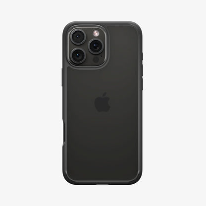 ACS08124 - iPhone 16 Pro Case Ultra Hybrid in Frost Black showing the back