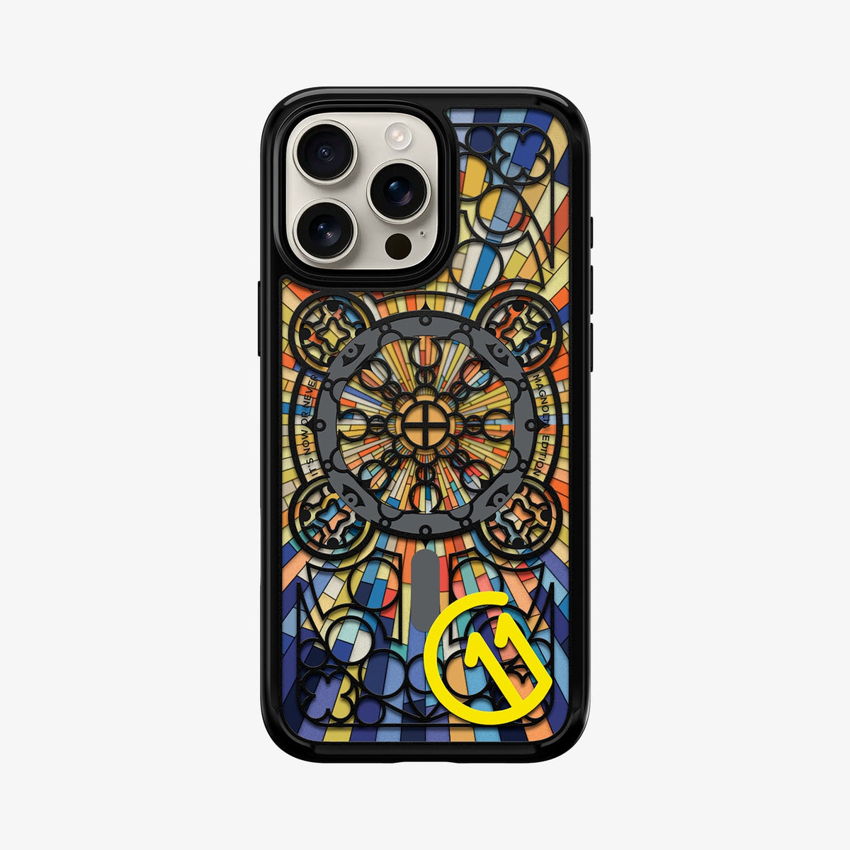 ACS09227 - iPhone 16 Pro Max Case c11 Series Magnolia Edition (MagFit + Camera Control) showing the back