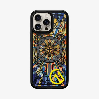 ACS09227 - iPhone 16 Pro Max Case c11 Series Magnolia Edition (MagFit + Camera Control) showing the back