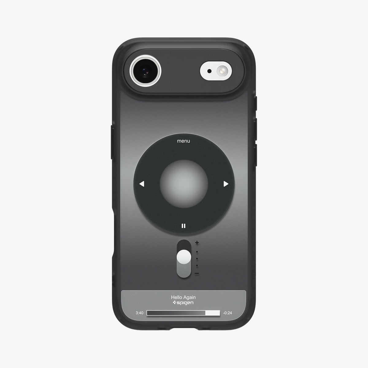 ACS10061 - iPhone 17 Air Ultra Hybrid Classic (MagFit) in Classic Black showing the back