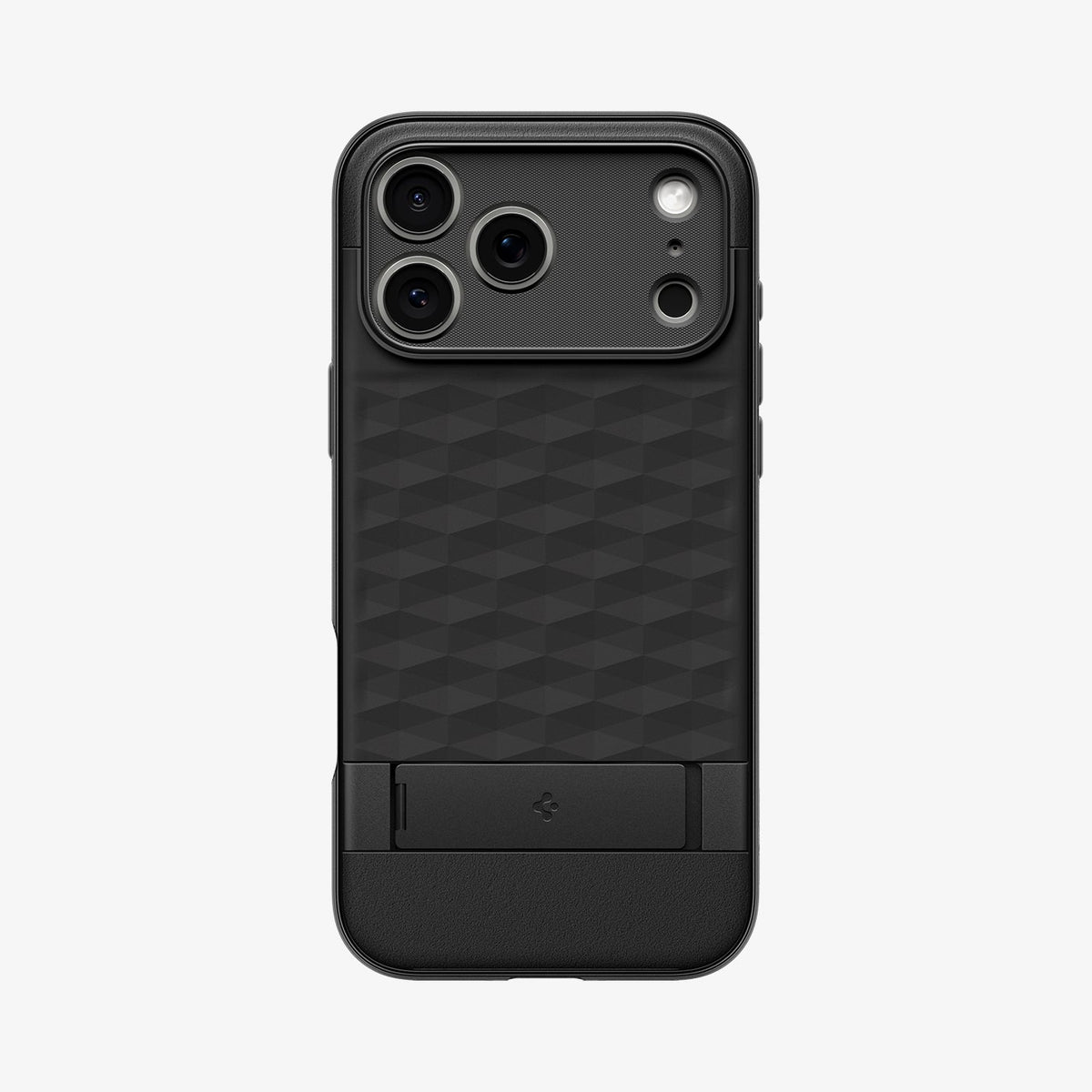 ACS09911 - iPhone 17 Pro Max Series Case Parallax S (MagFit) in black showing the back
