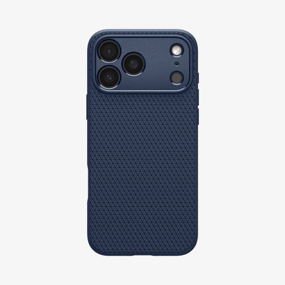 ACS09943 - iPhone 17 Pro Liquid Air in Navy Blue showing the back
