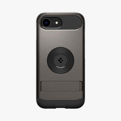 ACS09130 - iPhone 17e Case Slim Armor (MagFit) in Gunmetal showing the back