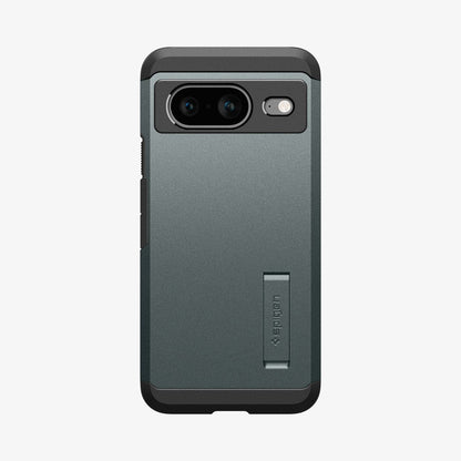 ACS06285 - Pixel 8 Case Tough Armor in abyss green showing the back