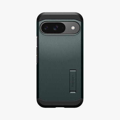 ACS07694 - Pixel 9 Pro Case Tough Armor in Abyss Green showing the back